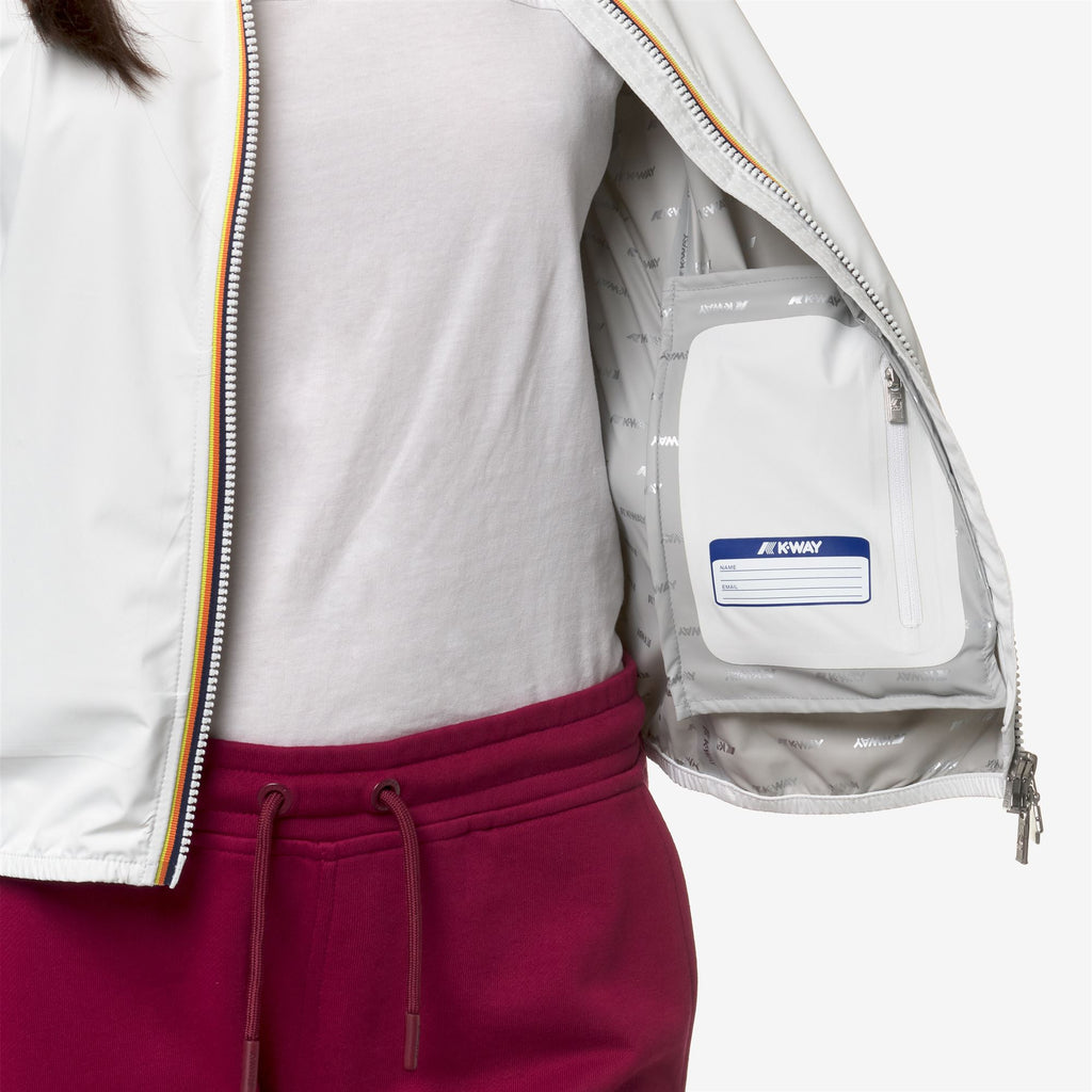 Jackets_WOMAN_LILY STRETCH DOT_Short_White - Commercial 7