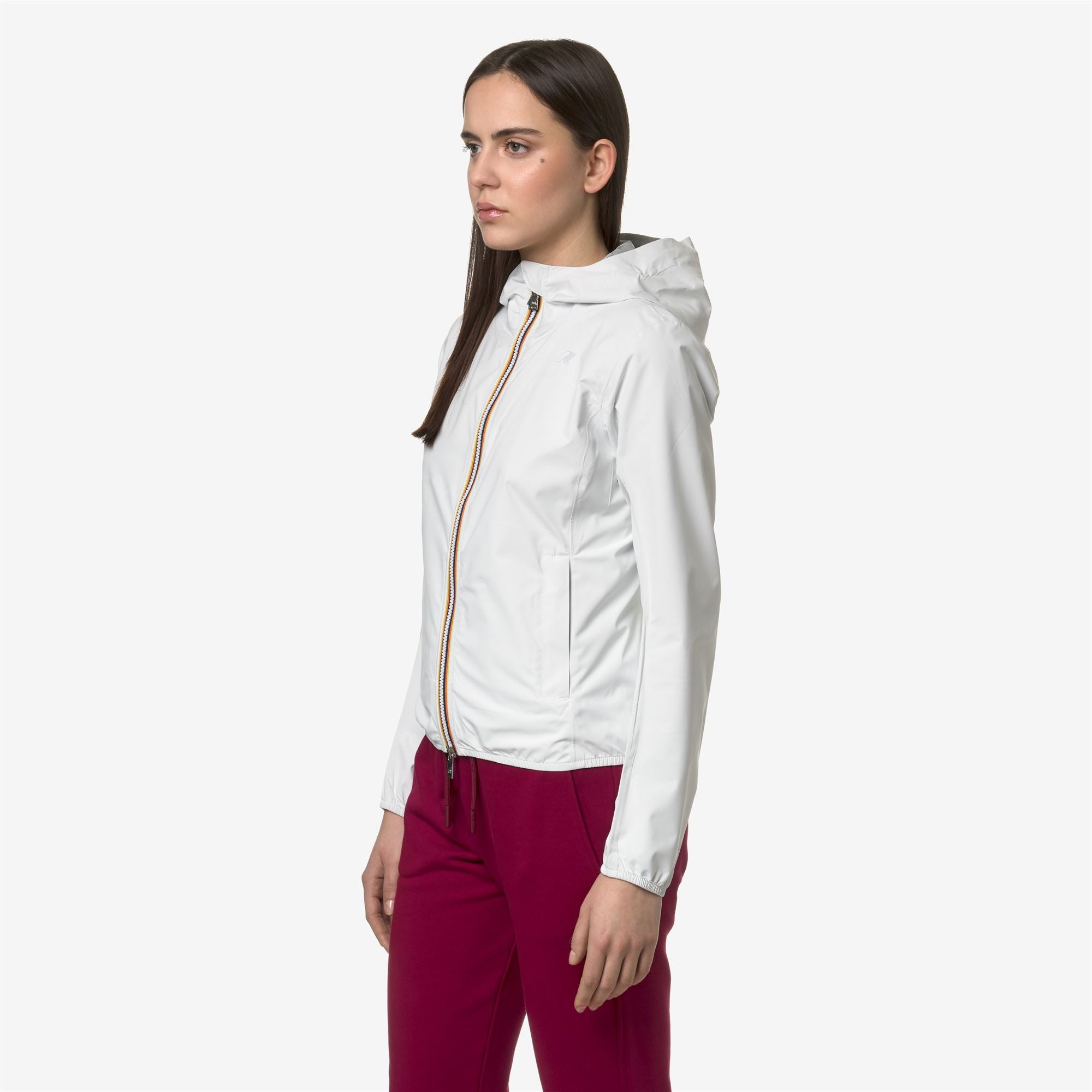 Jackets_WOMAN_LILY STRETCH DOT_Short_White - Commercial 5