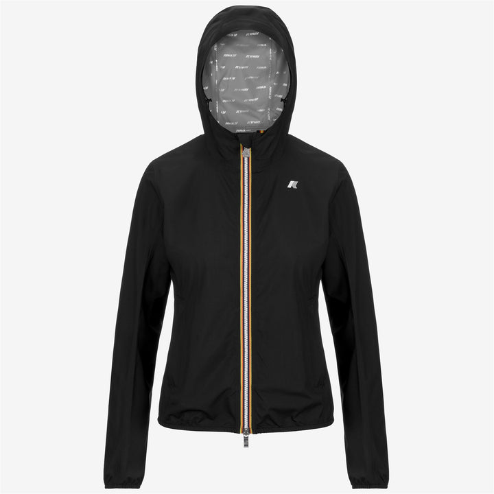 Black Grey Women's Slim Fit Waterproof Jacket for Variable Weather 1