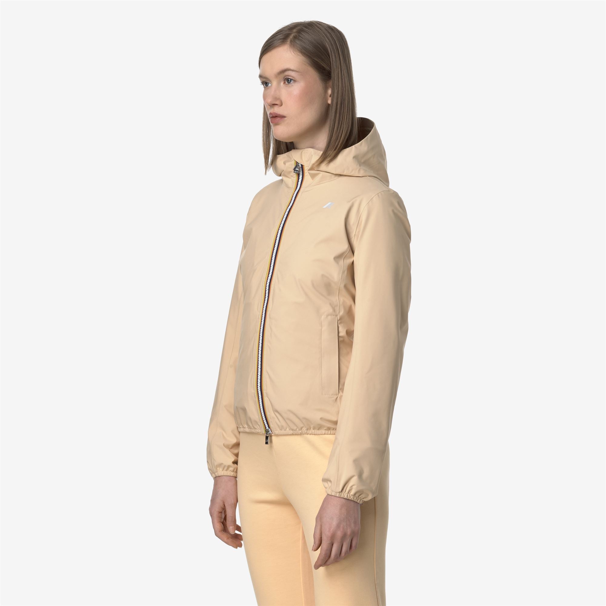 Jackets_WOMAN_LILY STRETCH DOT_Short_Beige Sheepskin - Commercial 5