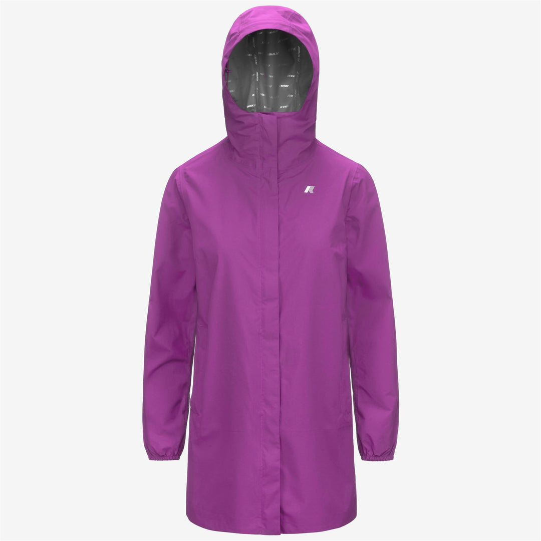 Violet Women's Slim Fit Waterproof Jacket for Variable Weather 01