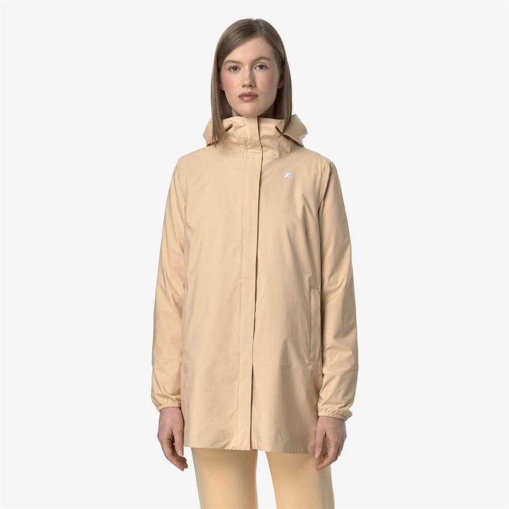 Jackets_WOMAN_SOPHIE STRETCH DOT_Mid_Beige Sheepskin - Commercial 4