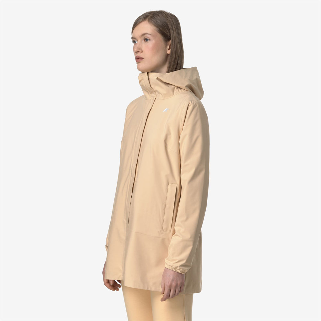 Jackets_WOMAN_SOPHIE STRETCH DOT_Mid_Beige Sheepskin - Commercial 5