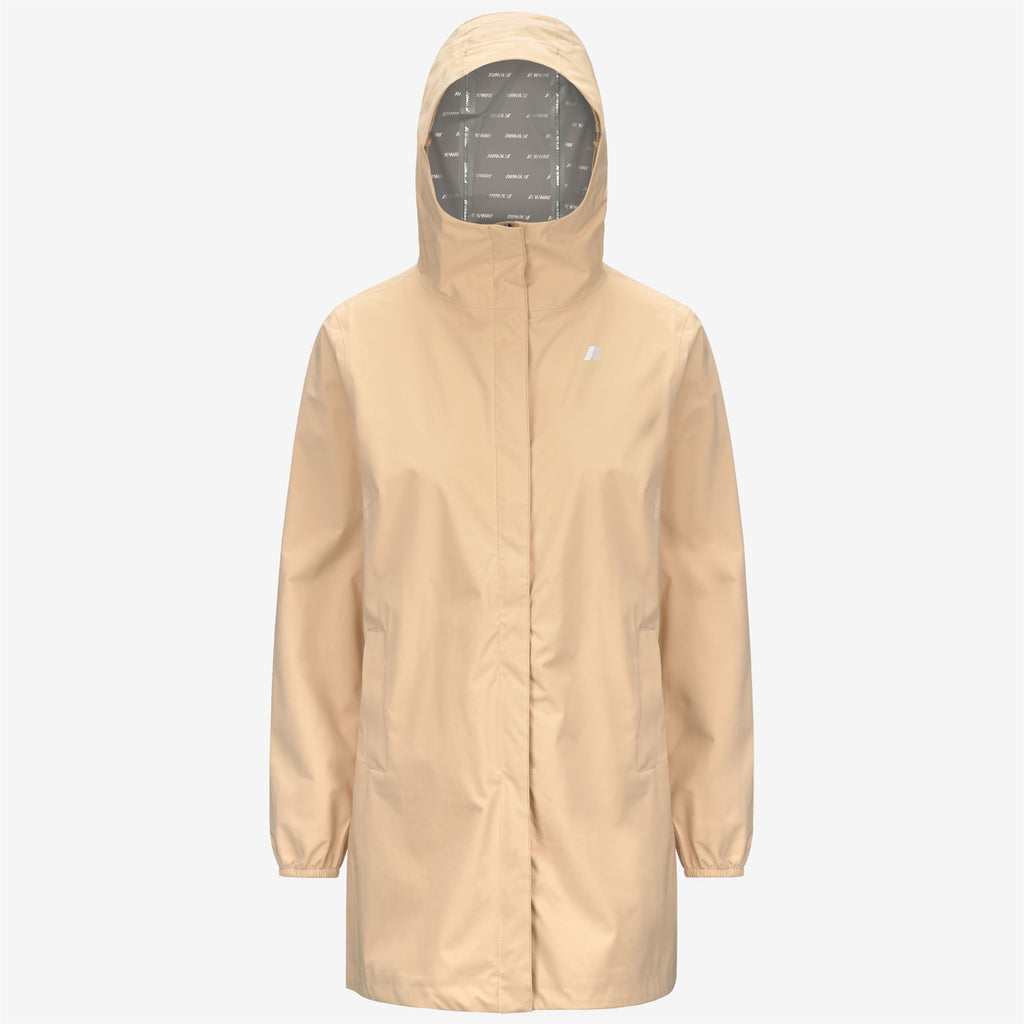 Jackets_WOMAN_SOPHIE STRETCH DOT_Mid_Beige Sheepskin - Commercial 1