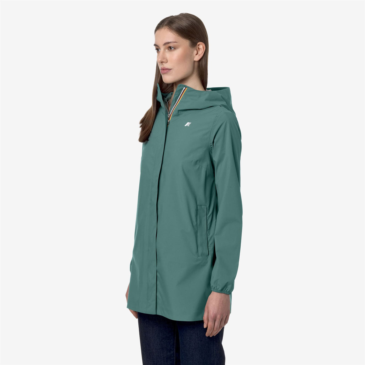 Jackets_Woman_SOPHIE STRETCH DOT_Mid_Green Palm - Commercial 5