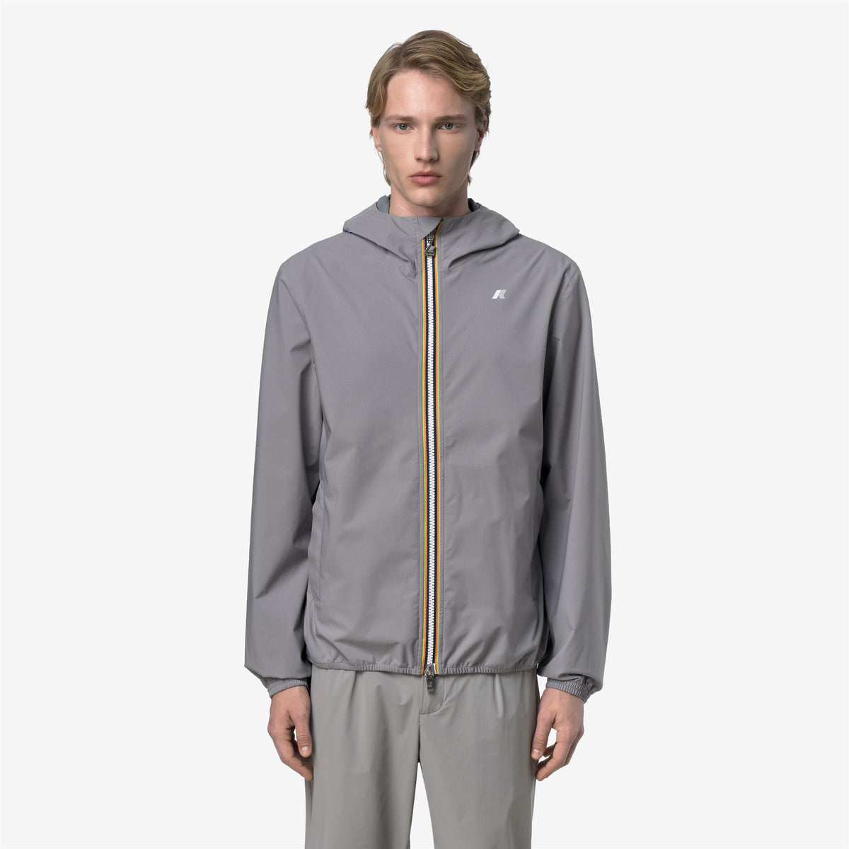 Jackets_Man_JACK STRETCH DOT_Short_Grey Frost - Commercial 4