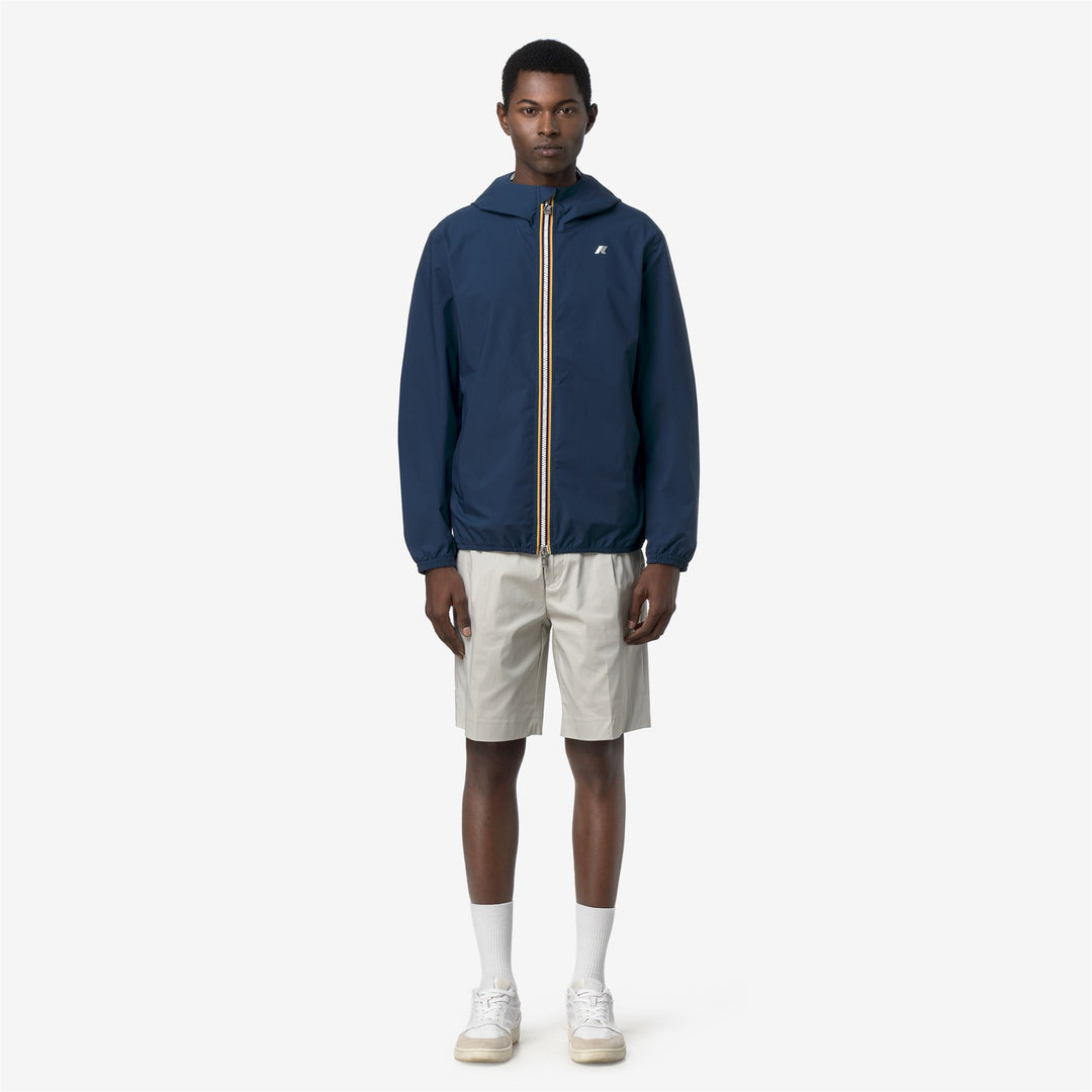JACK STRETCH DOT Jackets Short Man Blue Insignia 01