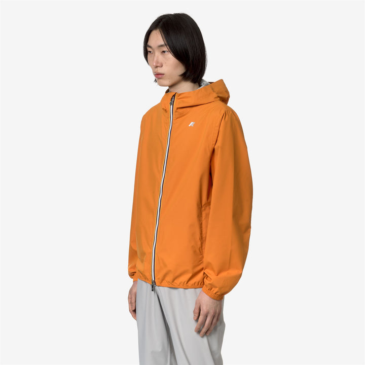 Orange Men's Slim Fit Waterproof Jacket for Variable Weather 2