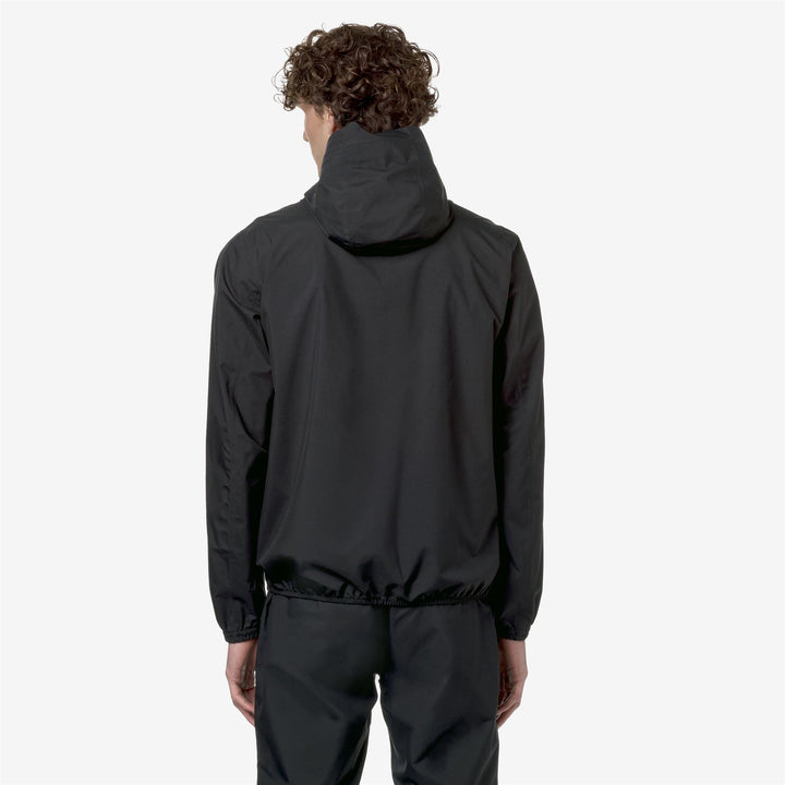Black Grey Men's Slim Fit Waterproof Jacket for Variable Weather 5