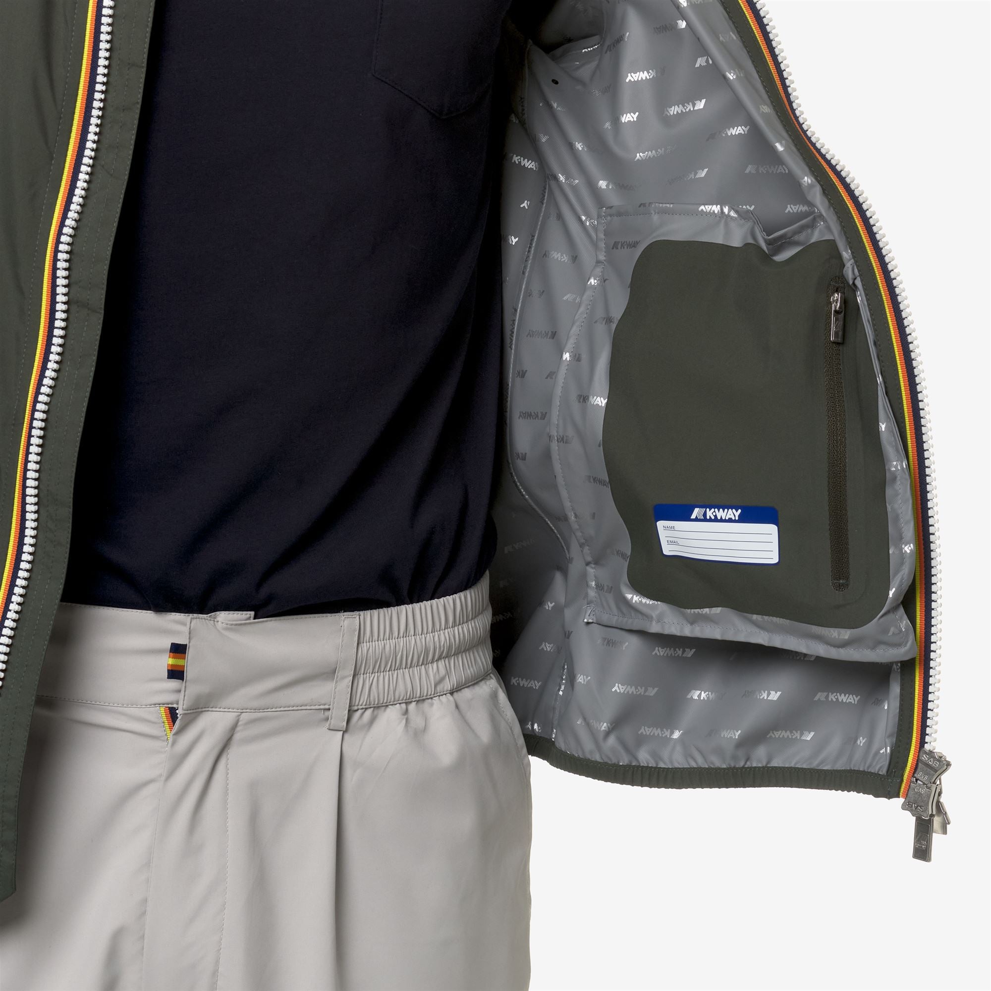 Jackets_MAN_JACK STRETCH DOT_Short_GREEN BLACKISH - Commercial 7