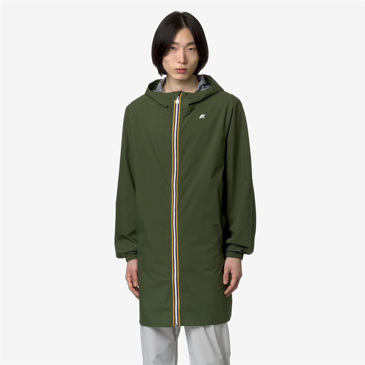 Jackets_MAN_THOMAS STRETCH DOT_3/4 Length_Green Cypress - Commercial 4