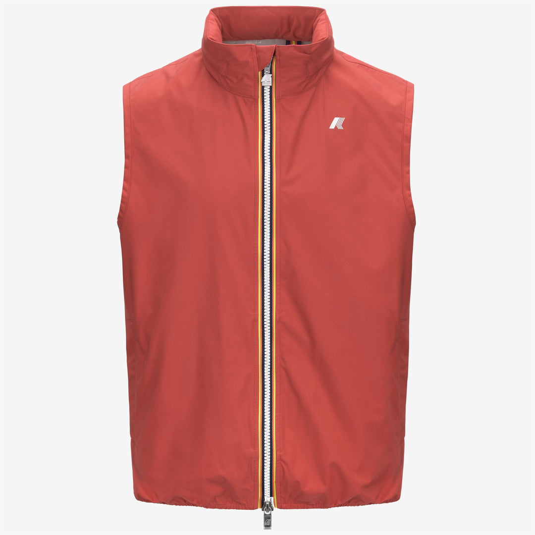 Jackets Uomo VALEN STRETCH DOT Gilet RED JASPER - Main Image
