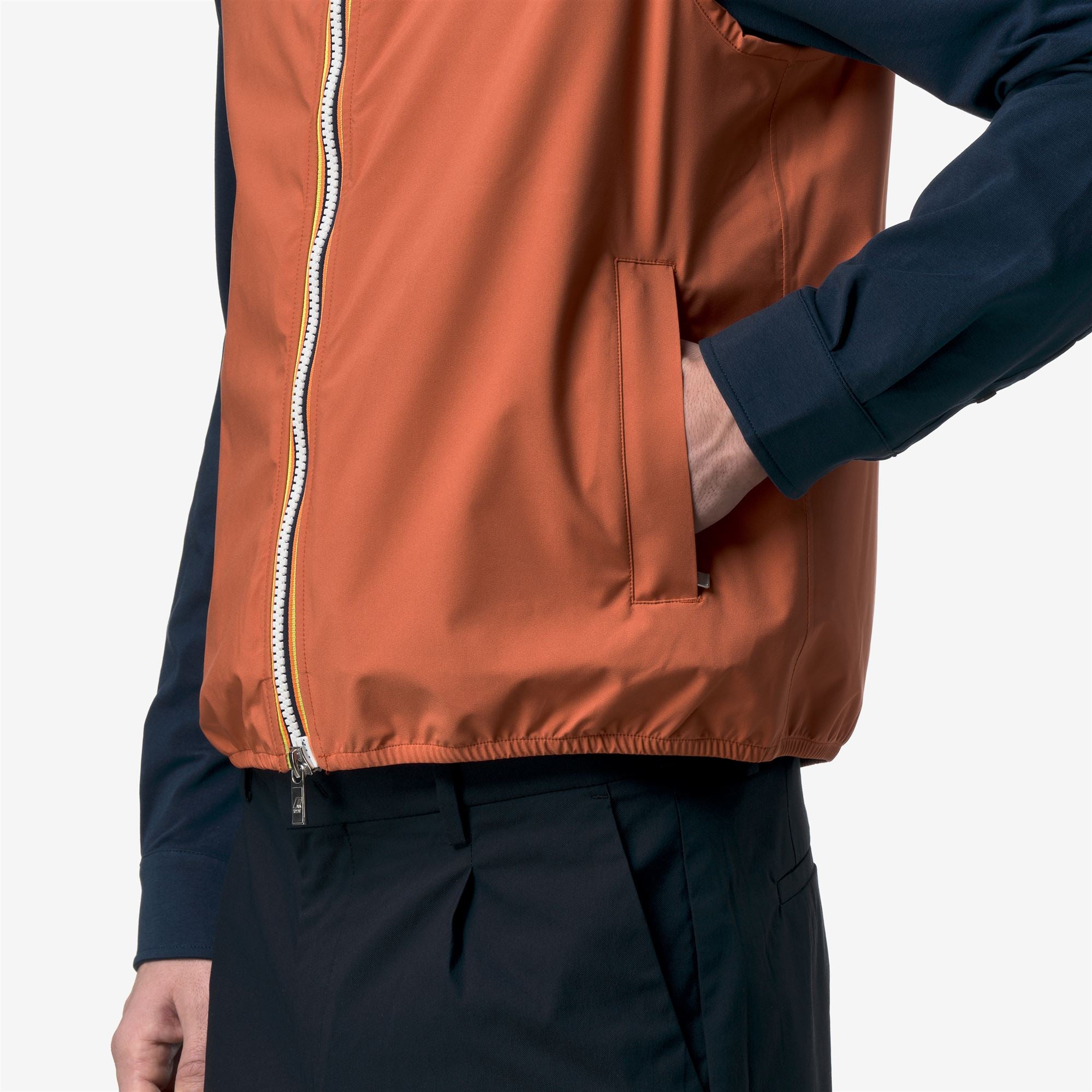 Jackets_Man_VALEN STRETCH DOT_Vest_Orange Brownish - Commercial 7