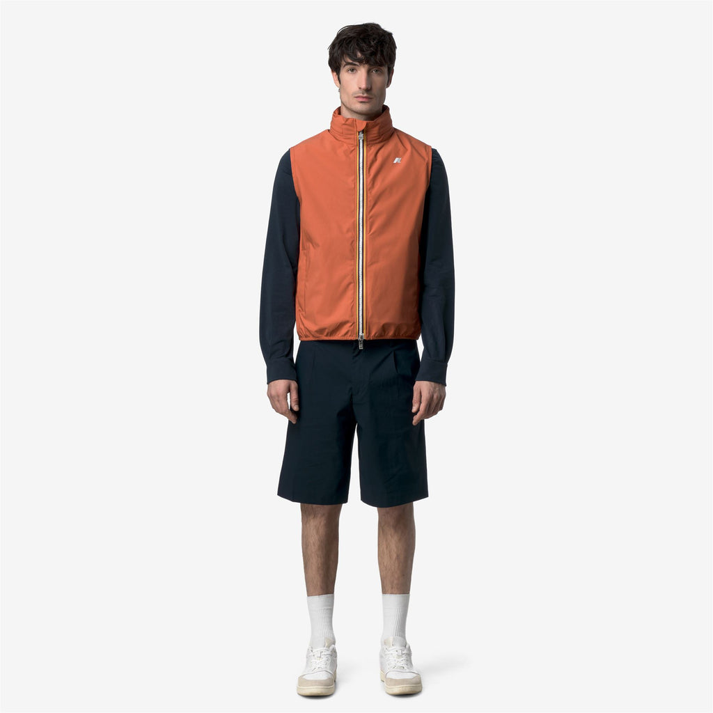 Jackets_Man_VALEN STRETCH DOT_Vest_Orange Brownish - Commercial 4