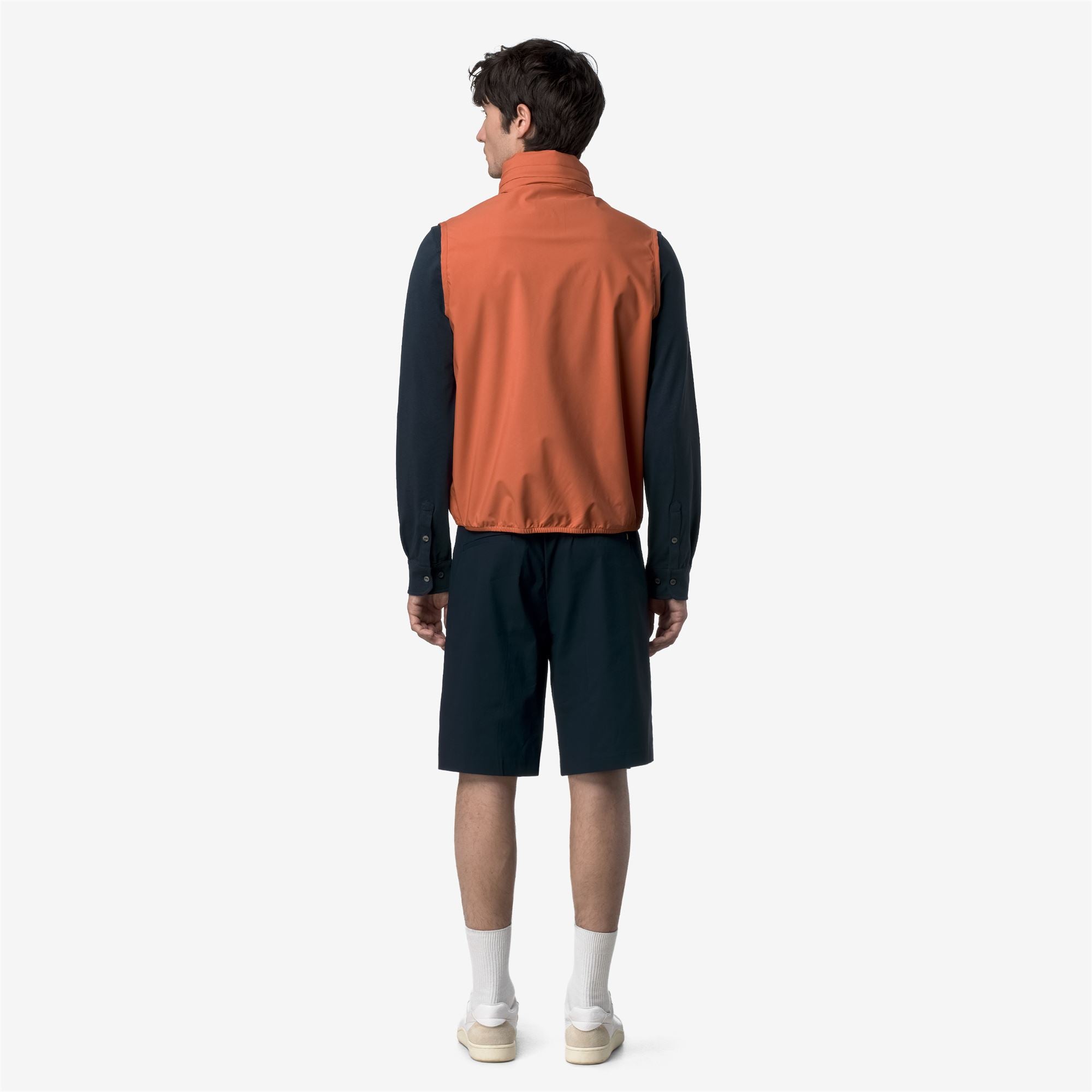 Jackets_Man_VALEN STRETCH DOT_Vest_Orange Brownish - Commercial 6