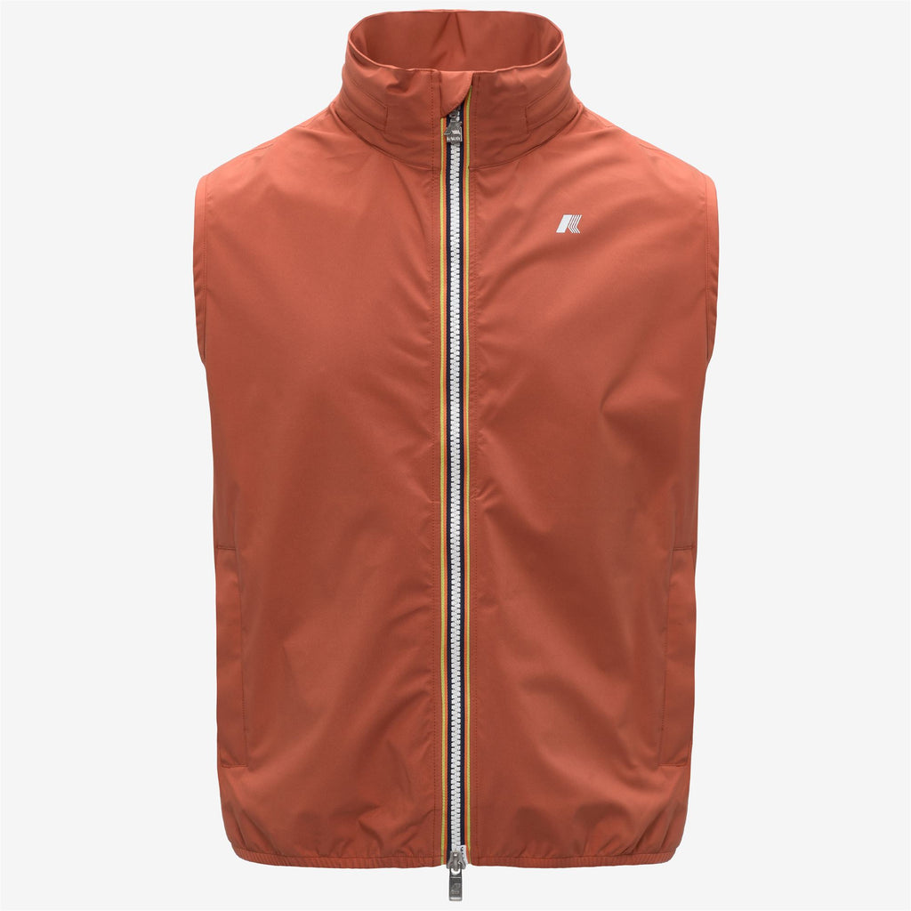 Jackets_Man_VALEN STRETCH DOT_Vest_Orange Brownish - Commercial 1