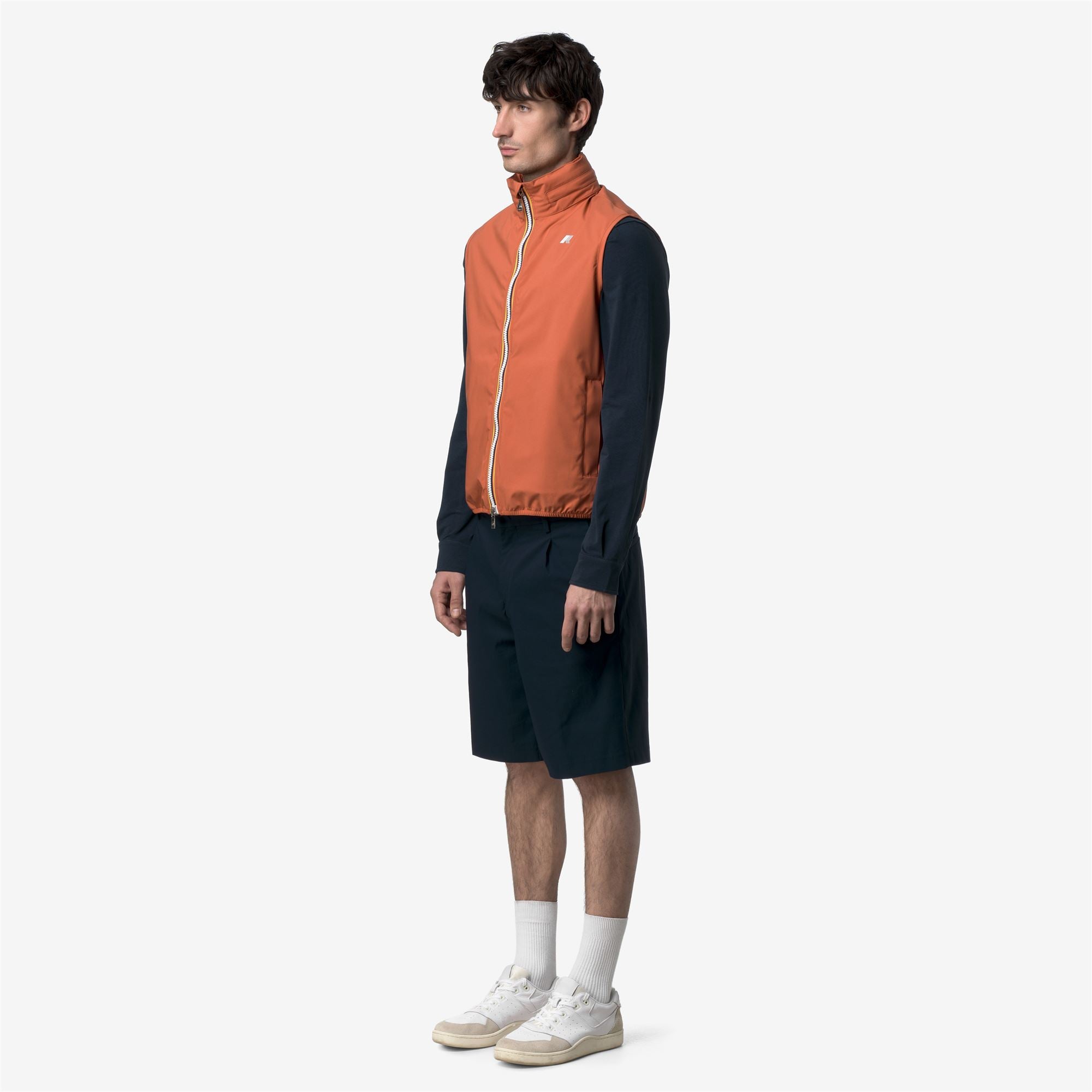 Jackets_Man_VALEN STRETCH DOT_Vest_Orange Brownish - Commercial 5