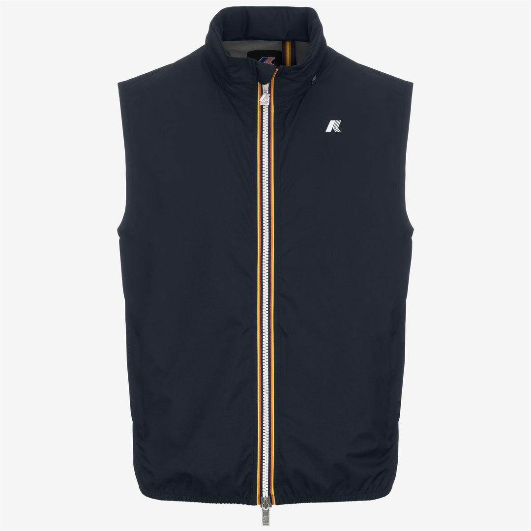 Blue Men's Stretch Waterproof Vest for Variable Weather 01