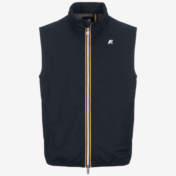 Blue Men's Stretch Waterproof Vest for Variable Weather 1
