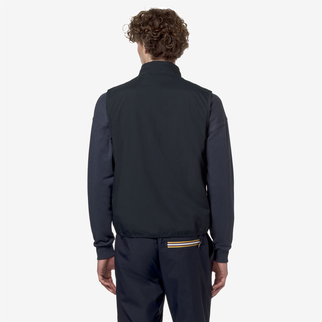 Blue Men's Stretch Waterproof Vest for Variable Weather main