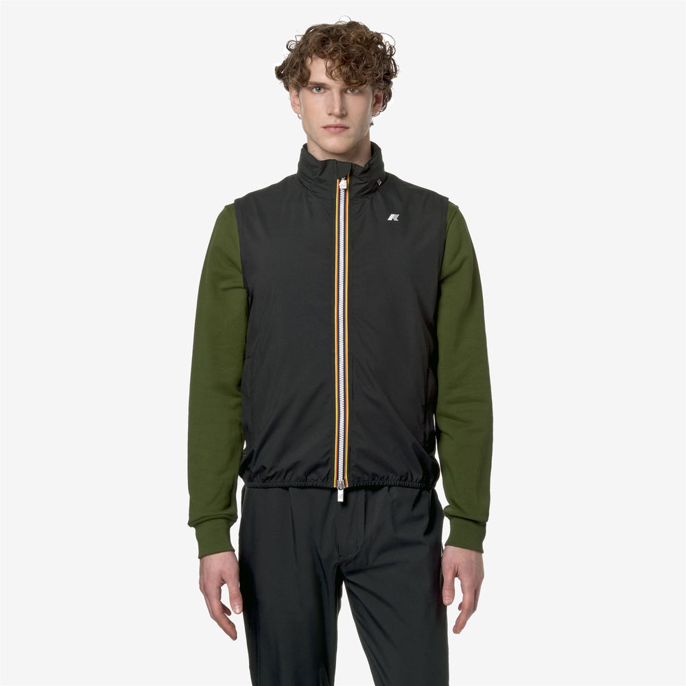 Gilet Impermeabile Stretch Uomo Nero Grigio per Mete Variabili 02