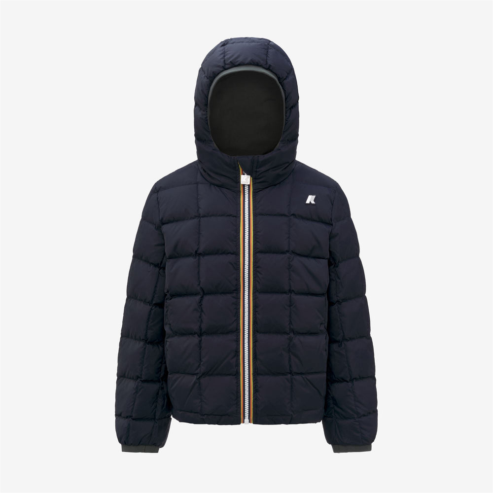 Green and Black Boy's Reversible Insulated Winter Jacket 02