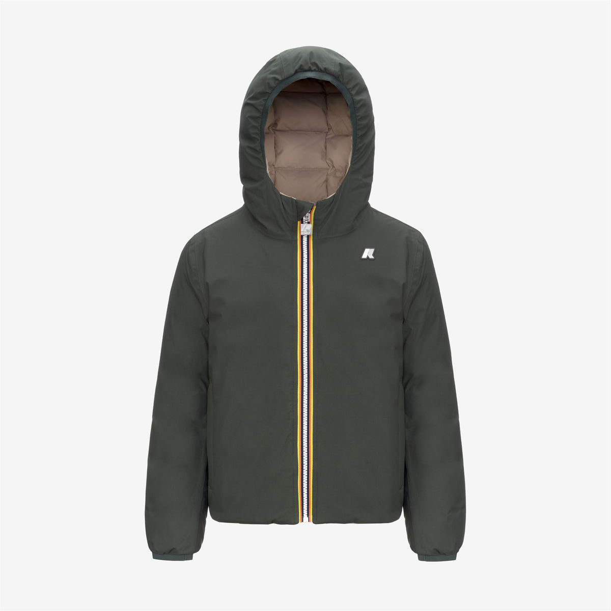 Jackets_BOY_P. JACK ST THERMO DOUBLE_Short_Green B-Beige G - Commercial 1