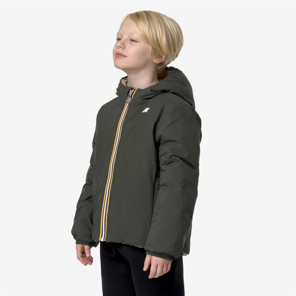 Jackets_BOY_P. JACK ST THERMO DOUBLE_Short_Green B-Beige G - Commercial 5