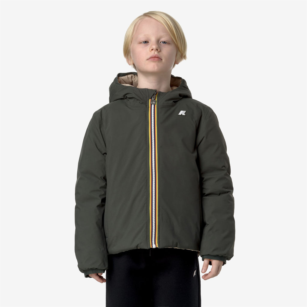 Jackets_BOY_P. JACK ST THERMO DOUBLE_Short_Green B-Beige G - Commercial 4