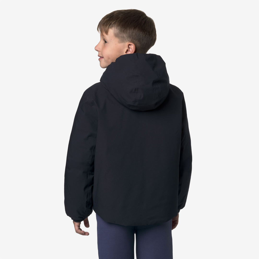 Deep blue Boys' Reversible Insulated Short Jacket main