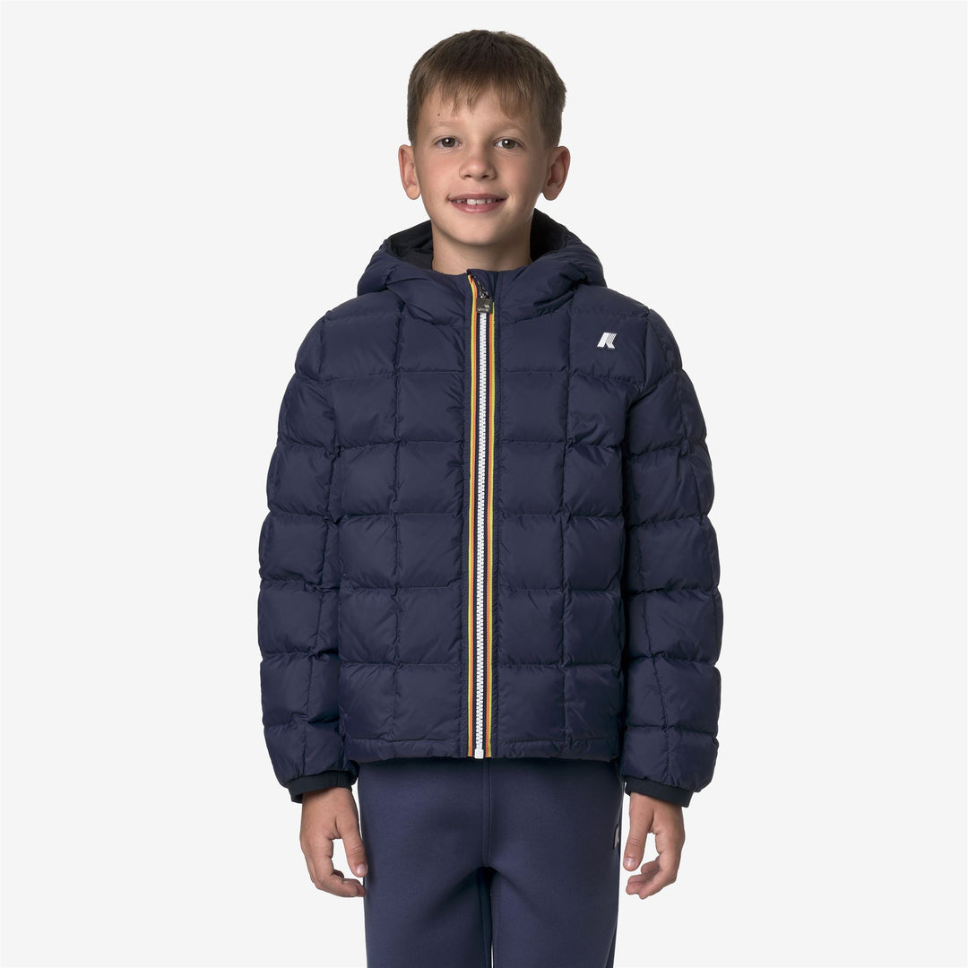Deep blue Boys' Reversible Insulated Short Jacket main