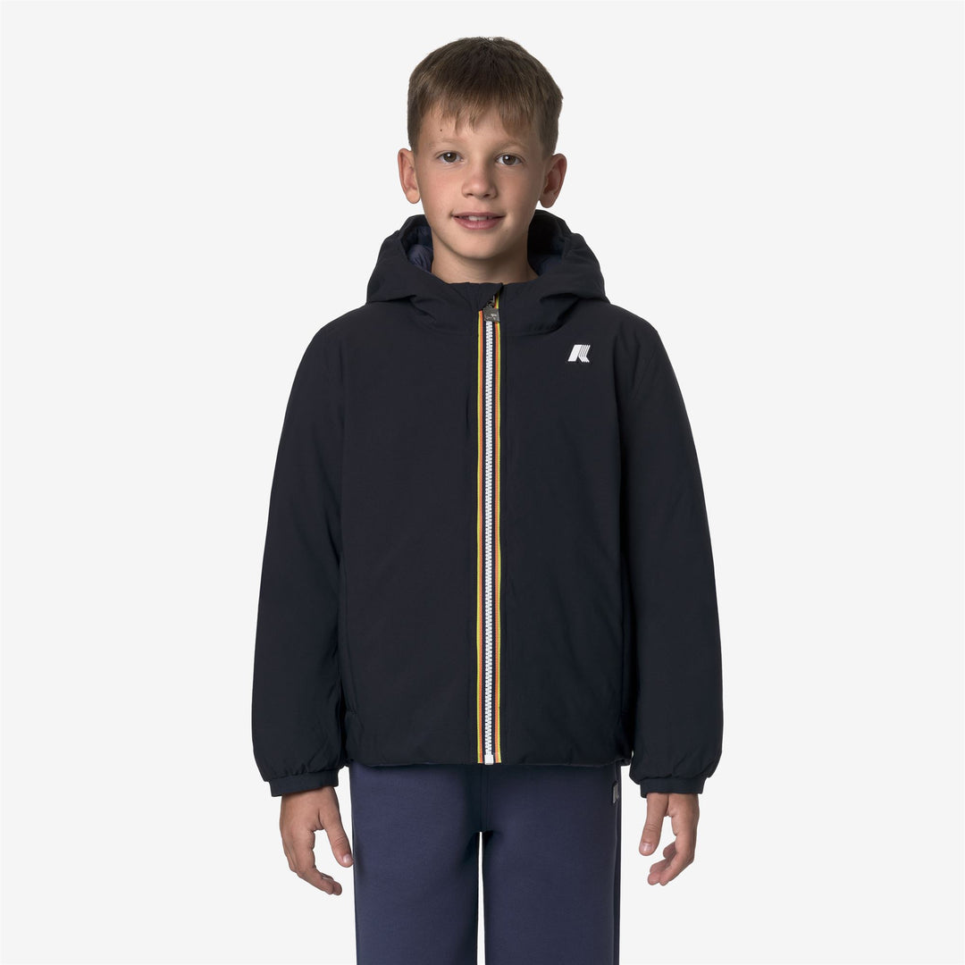 Deep blue Boys' Reversible Insulated Short Jacket main