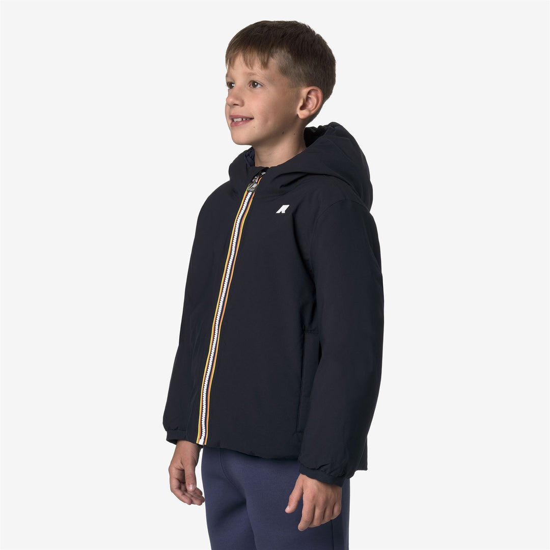 Deep blue Boys' Reversible Insulated Short Jacket main