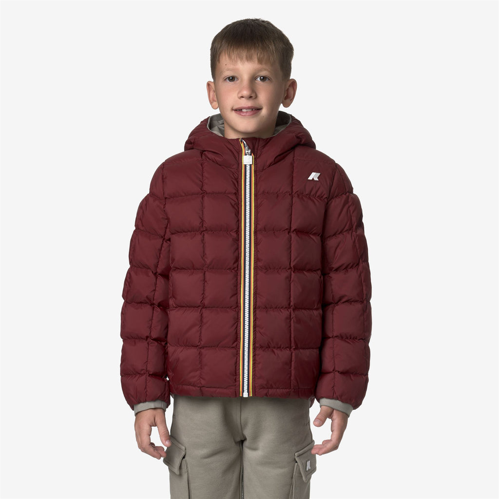 Jackets_BOY_P. JACK ST THERMO DOUBLE_Short_Green Oak - Red Syrah - Commercial 7