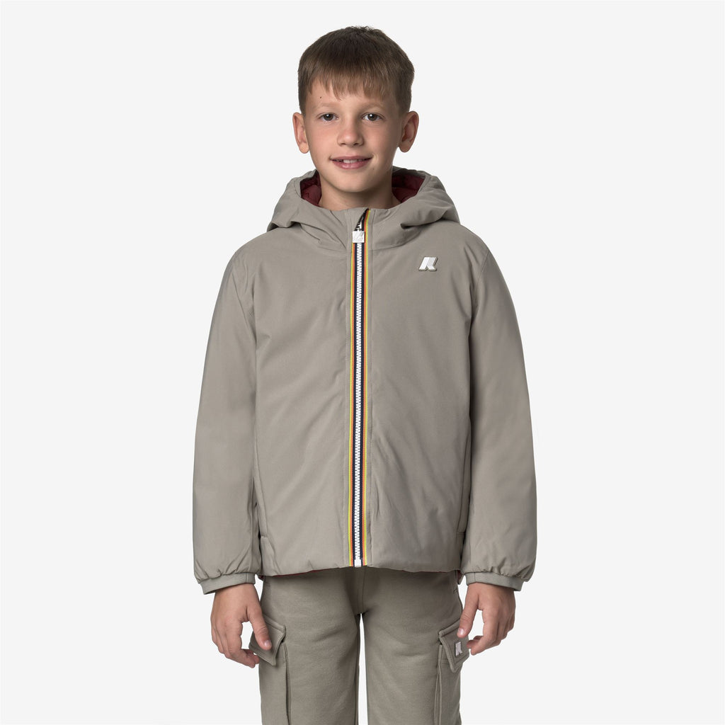 Jackets_BOY_P. JACK ST THERMO DOUBLE_Short_Green Oak - Red Syrah - Commercial 4