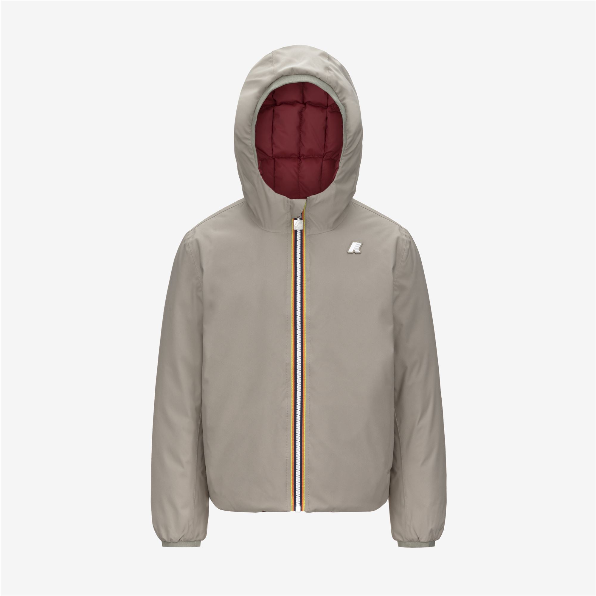 Jackets_BOY_P. JACK ST THERMO DOUBLE_Short_Green Oak - Red Syrah - Commercial 1