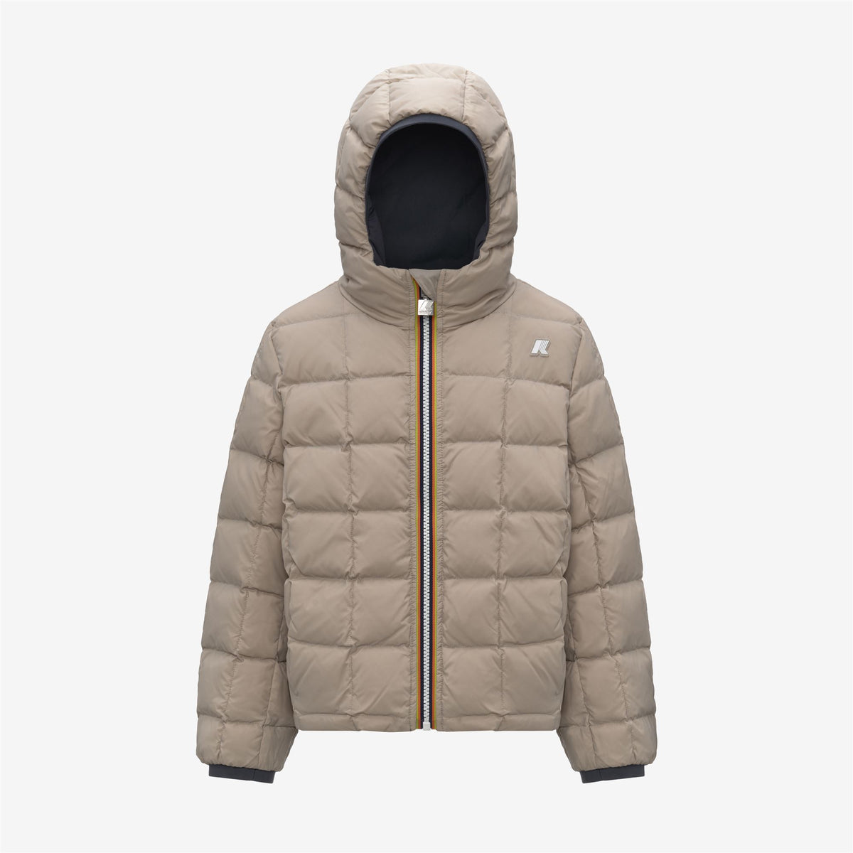 Jackets_BOY_P. JACK ST THERMO DOUBLE_Short_Blue Airforce - Beige Cashmere - Commercial 2