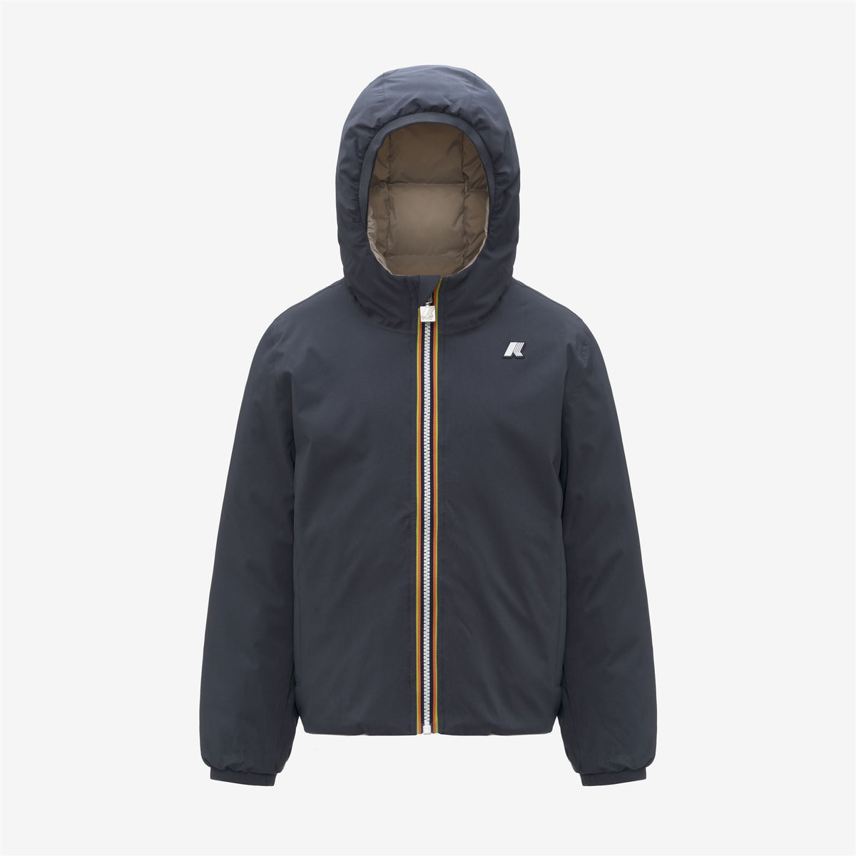Jackets_BOY_P. JACK ST THERMO DOUBLE_Short_Blue Airforce - Beige Cashmere - Commercial 1