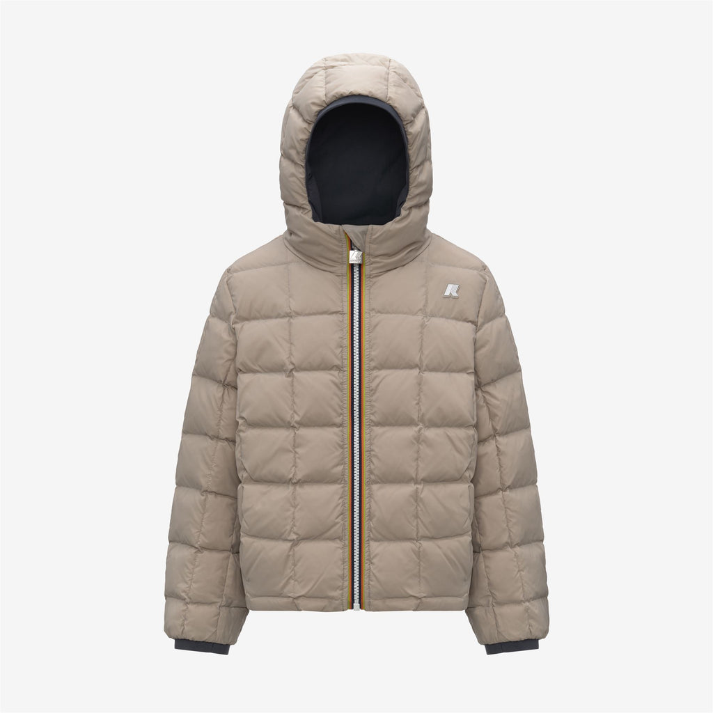 Jackets_BOY_P. JACK ST THERMO DOUBLE_Short_Blue Airforce - Beige Cashmere - Commercial 2