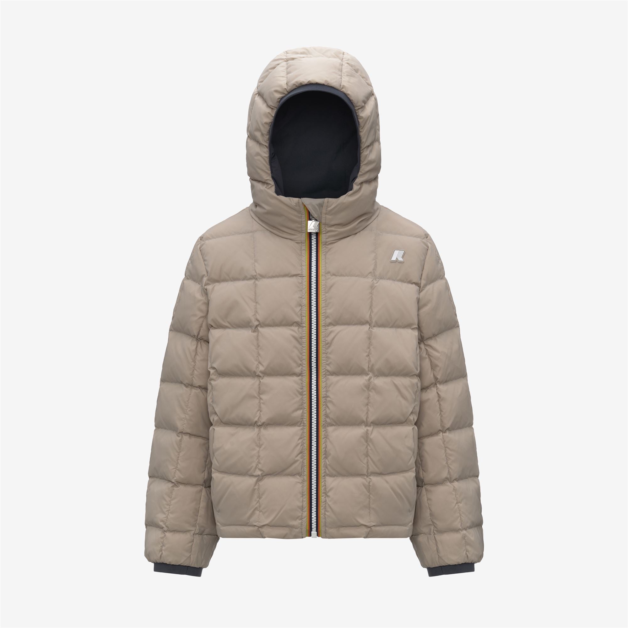 Jackets_BOY_P. JACK ST THERMO DOUBLE_Short_Blue Airforce - Beige Cashmere - Commercial 2