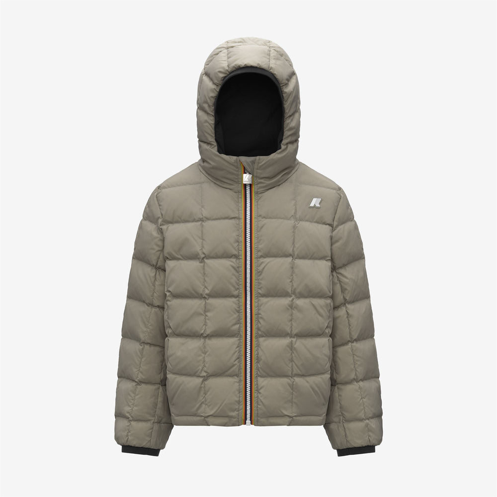 Giacca invernale reversibile imbottita nera per ragazzi 02