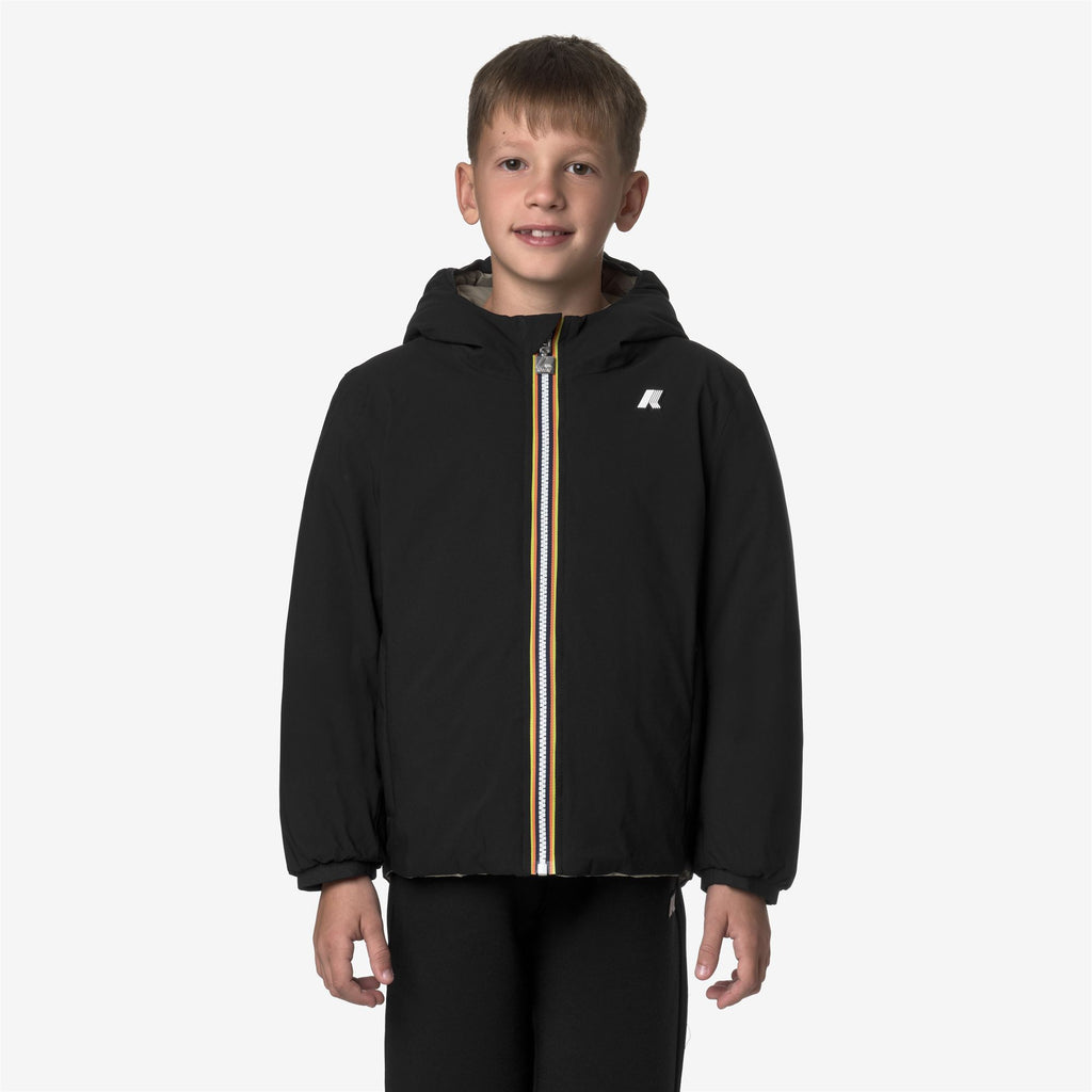 Jackets_BOY_P. JACK ST THERMO DOUBLE_Short_Black Pure - Green Oak - Commercial 4