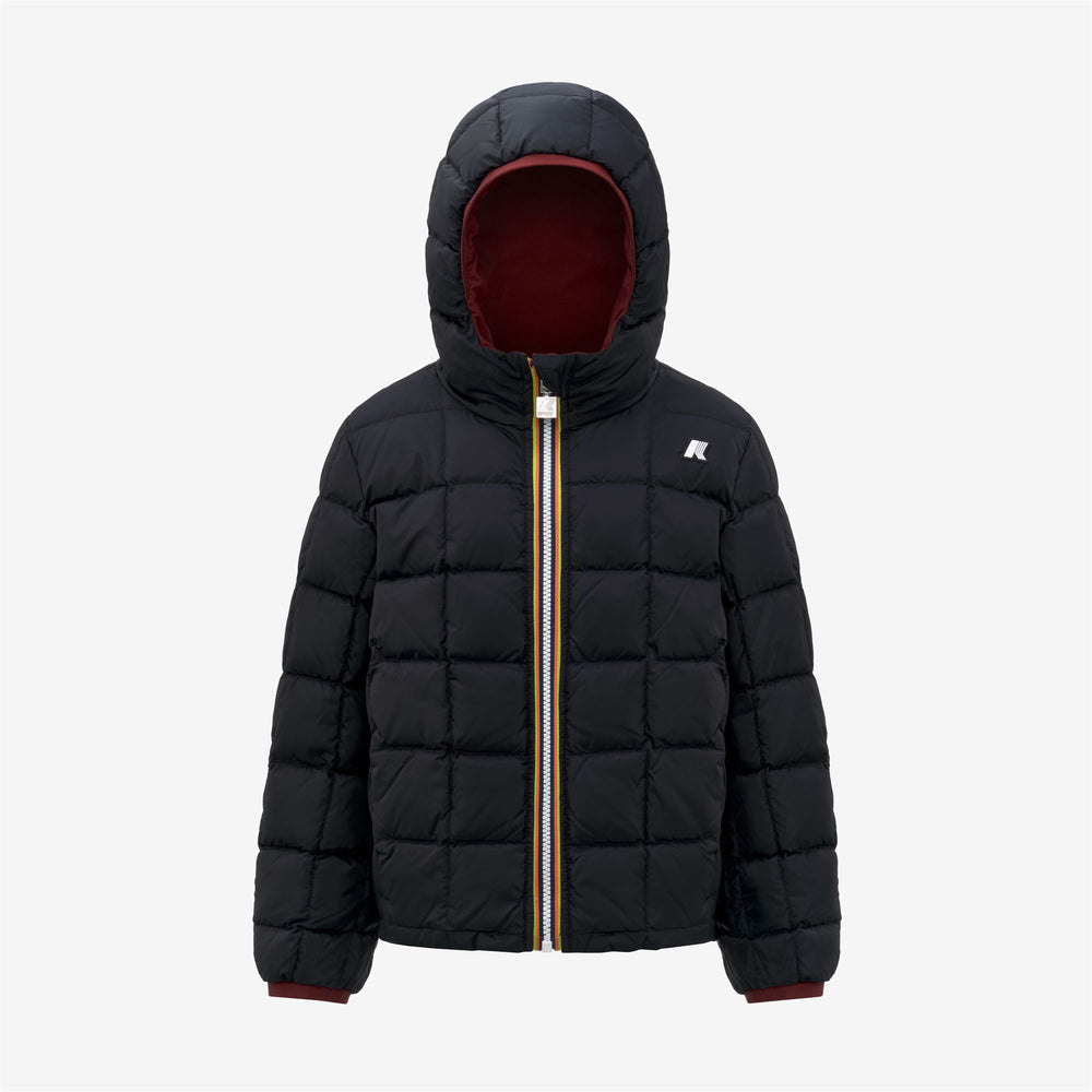 Giacca invernale reversibile rossa per ragazzi 02