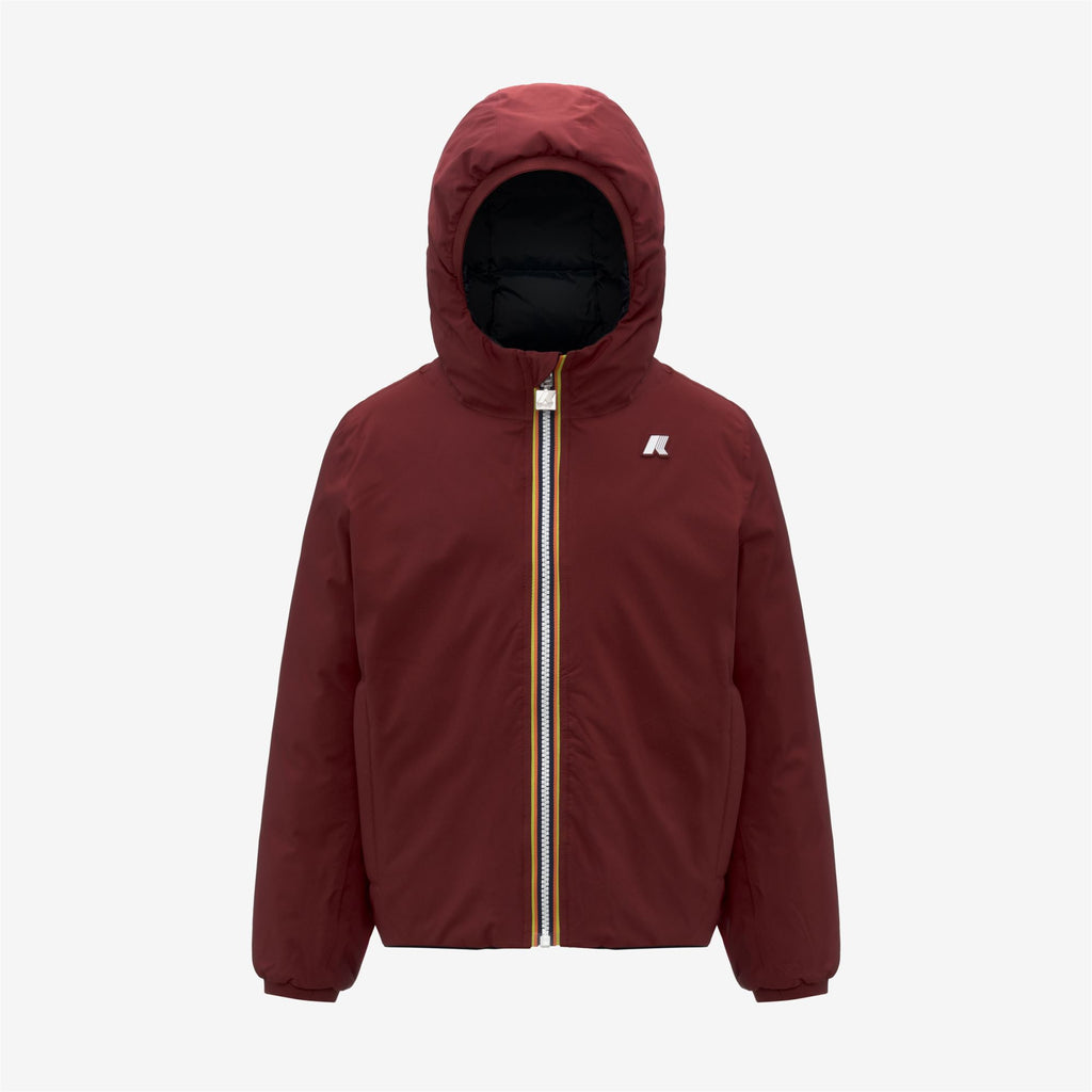 Jackets_BOY_P. JACK ST THERMO DOUBLE_Short_Red Syrah - Black Pure - Commercial 1