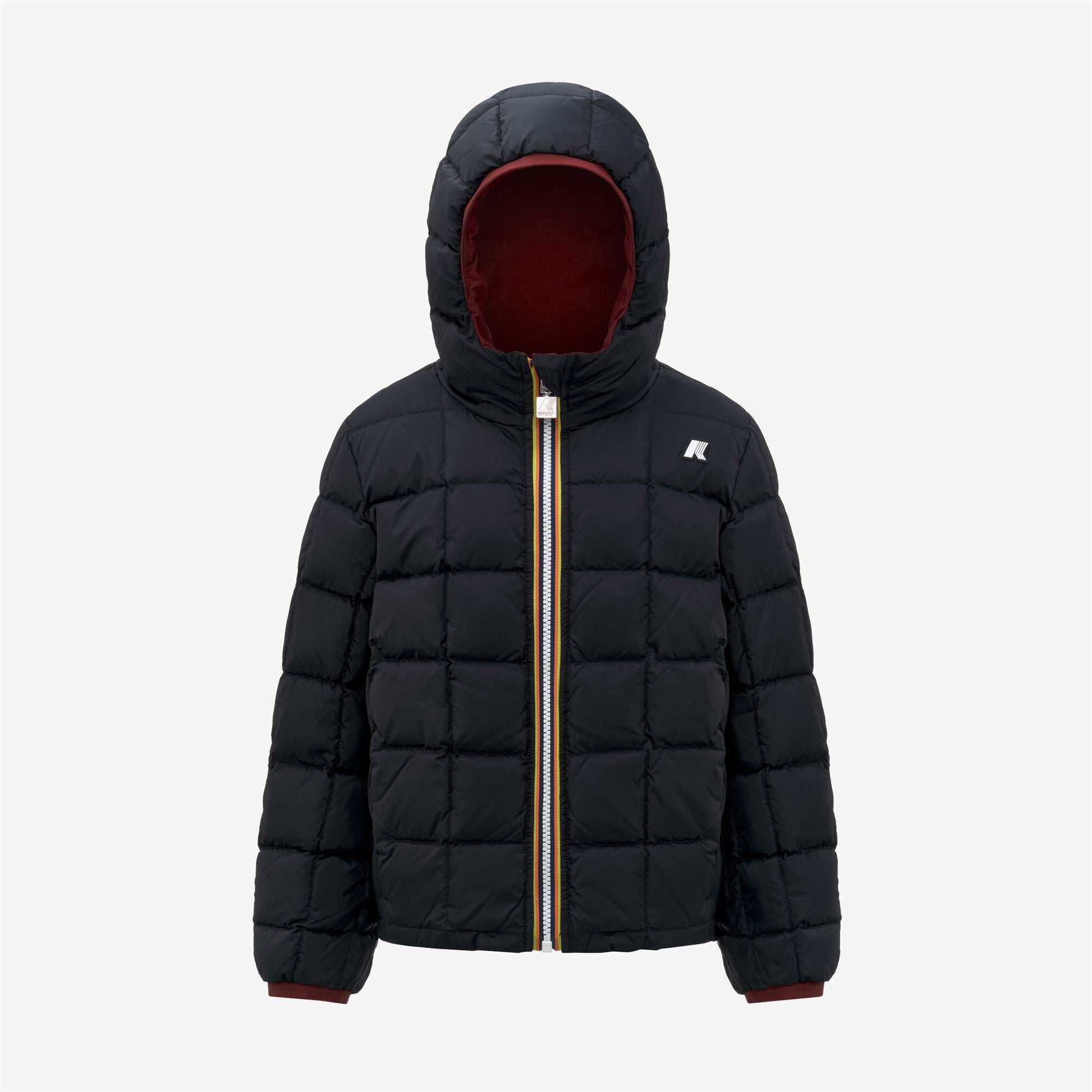 Jackets_BOY_P. JACK ST THERMO DOUBLE_Short_Red Syrah - Black Pure - Commercial 2