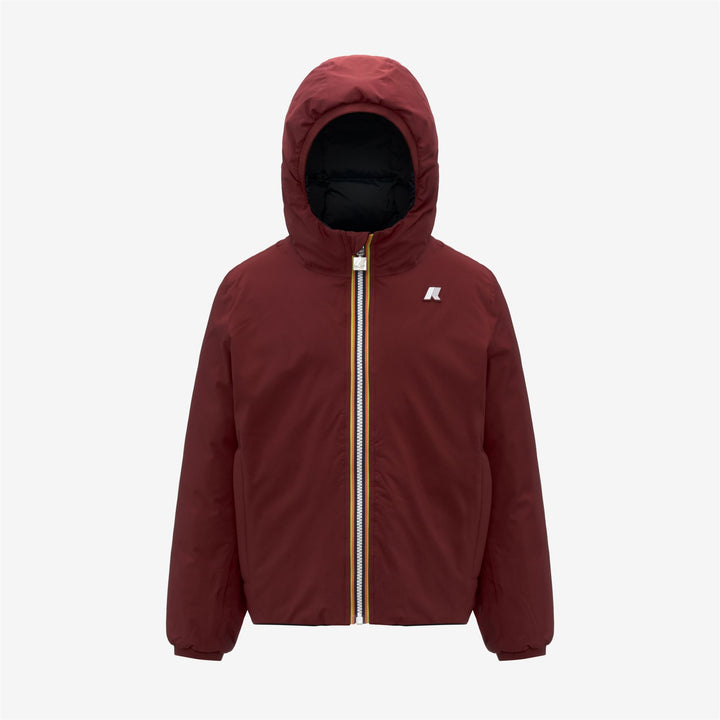 Giacca invernale reversibile rossa per ragazzi 1