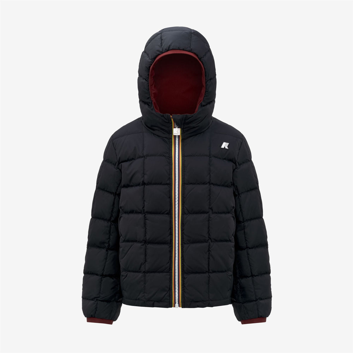 Jackets_BOY_P. JACK ST THERMO DOUBLE_Short_Red Syrah - Black Pure - Commercial 2
