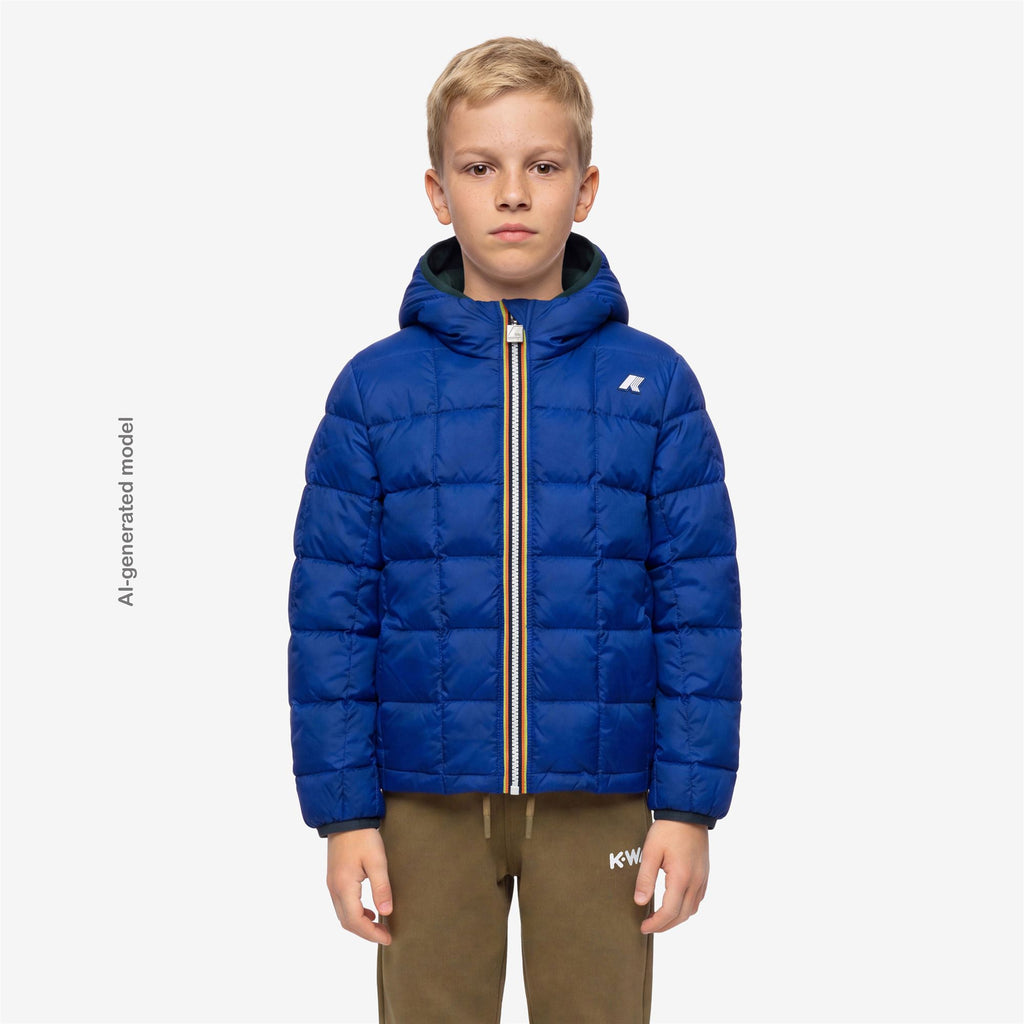 Jackets_BOY_P. JACK ST THERMO DOUBLE_Short_Green Dk Jungle - Blue Royal Marine - Commercial 3