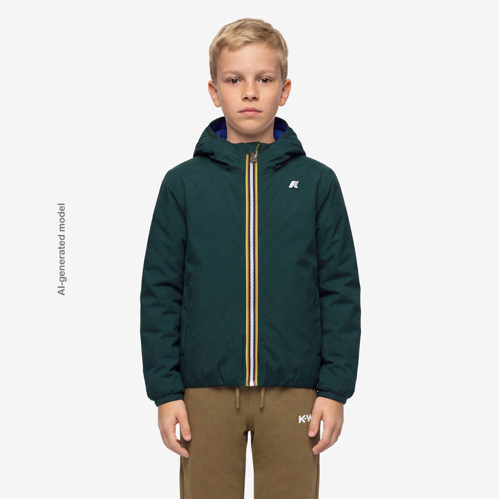 Jackets_BOY_P. JACK ST THERMO DOUBLE_Short_Green Dk Jungle - Blue Royal Marine - Commercial 4