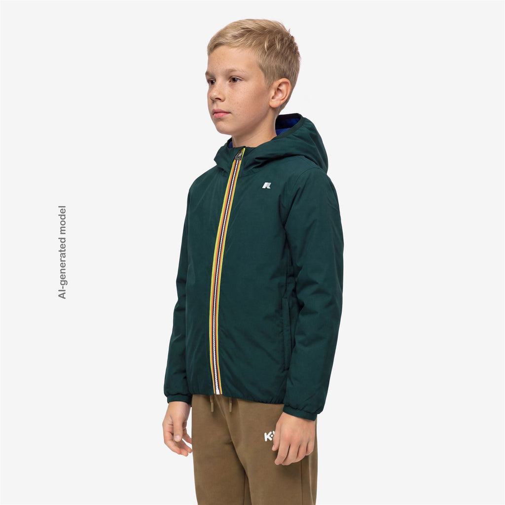 Jackets_BOY_P. JACK ST THERMO DOUBLE_Short_Green Dk Jungle - Blue Royal Marine - Commercial 5